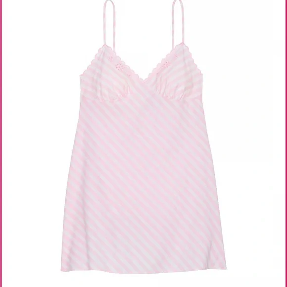 Victoria Secret Pink Striped Slip-dress - Picture 7 of 8